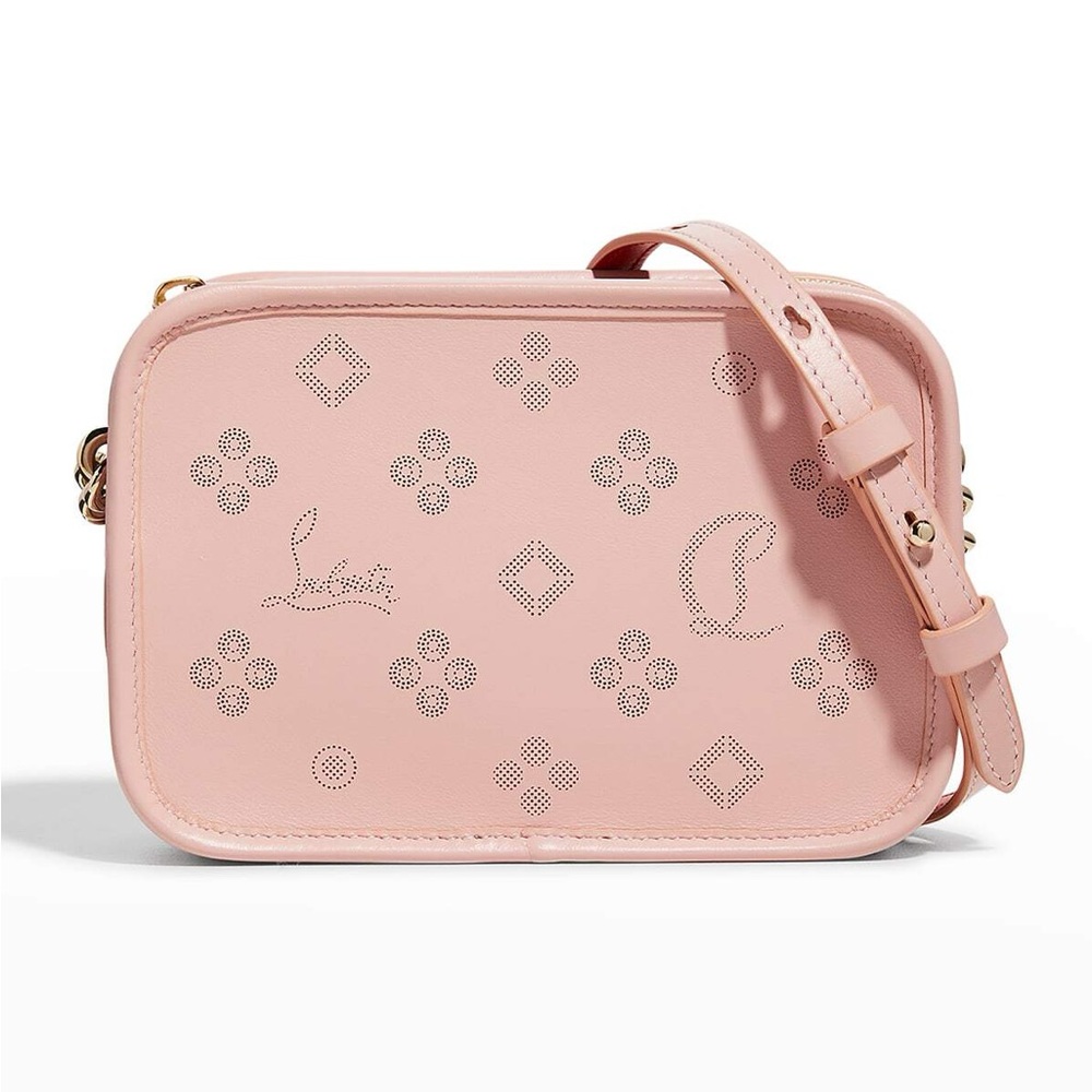 Christian Louboutin RADIOLOUBI Loubinthesky Perforated Chain Crossbody Bag $1250 - Picture 3 of 8